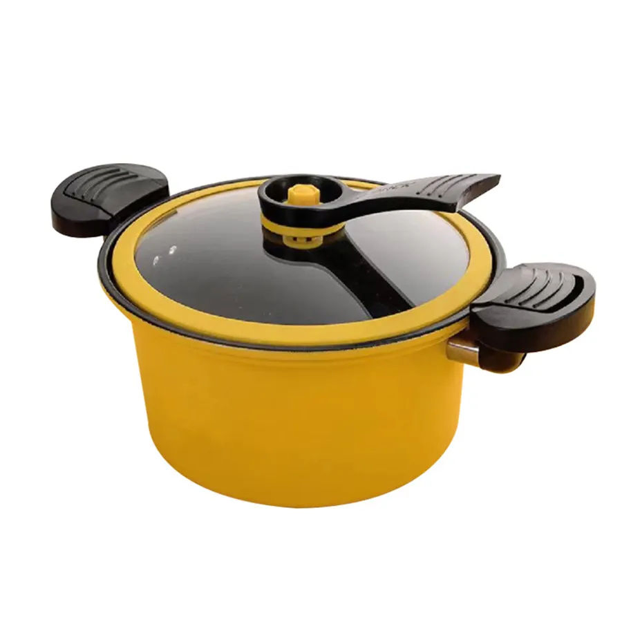 Multi-Functional Vacuum Non-Stick Micro-Pressure Iron Stew Soup Pot Hot Pot