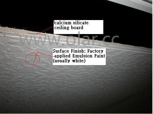 CE Approved Fiber Reinforced Fiber Cement Board for Internal Ceiling