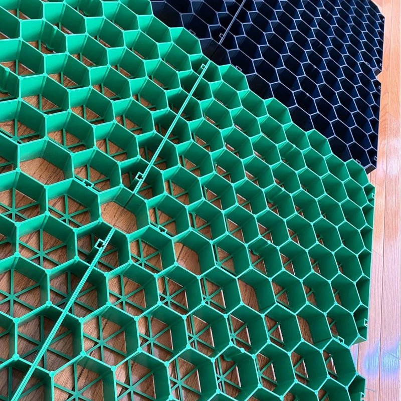 Heavy Duty HDPE Grass Paver Plastic Planting Grass Grid for Roadside Greening Commercial Parking