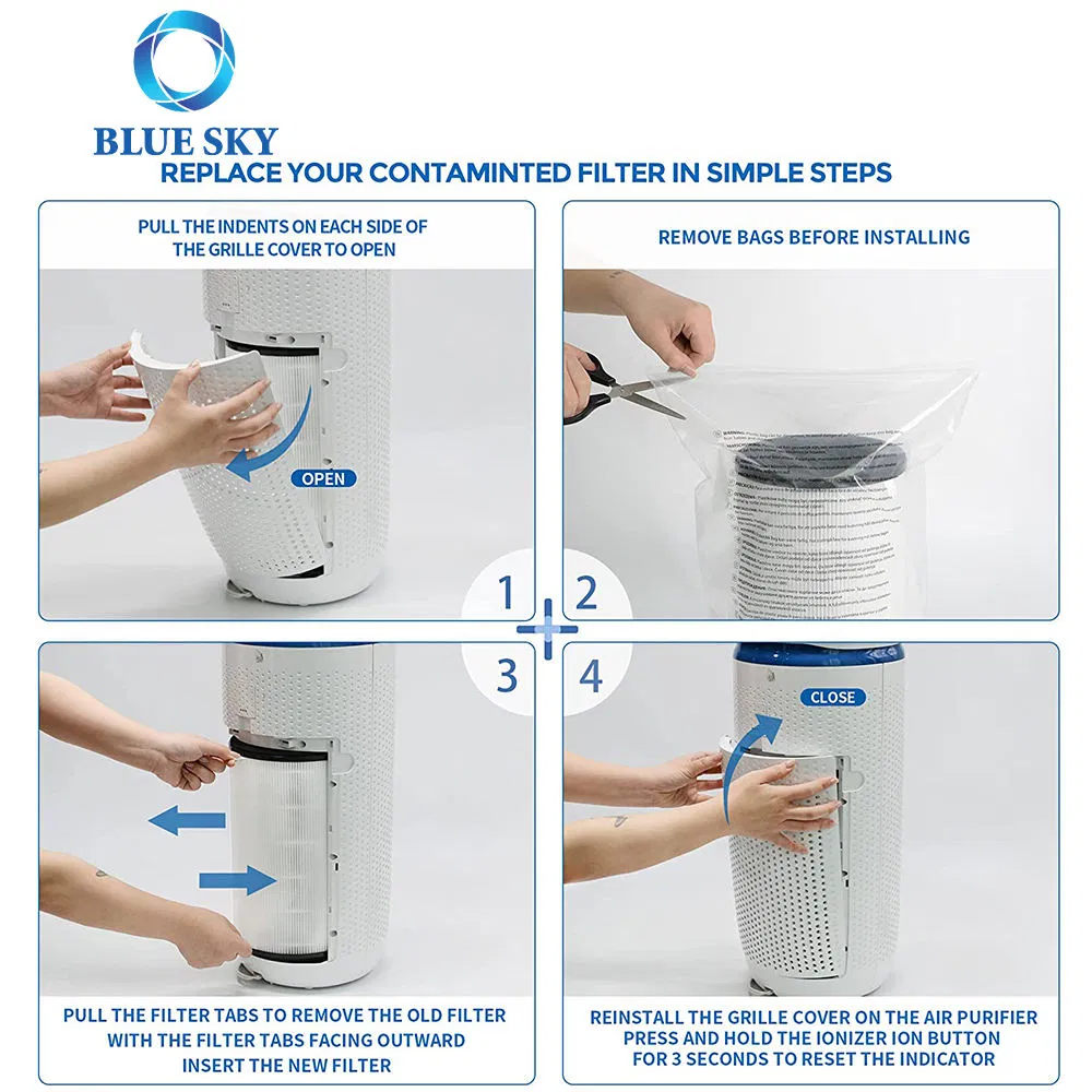 Hot Sale True HEPA Filter Replacement for Air Purifier Homedics Totalclean Ap-T40 Ap-T40wt Ap-T45-Bk Ap-T45 Ap-T45-Wt 461901