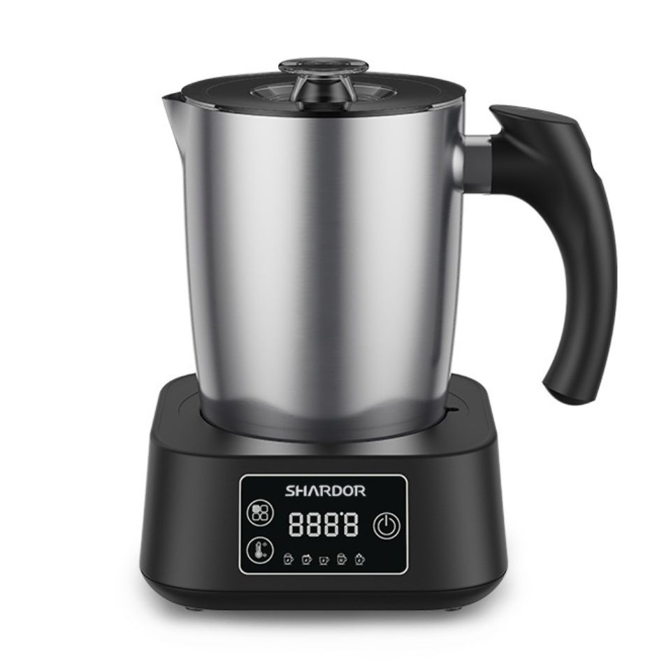 17oz Large Capacity Milk Warmer Stainless Steel Pitcher Lattes Cappuccinos Hot/Cold Foam Maker Milk Frother Maker