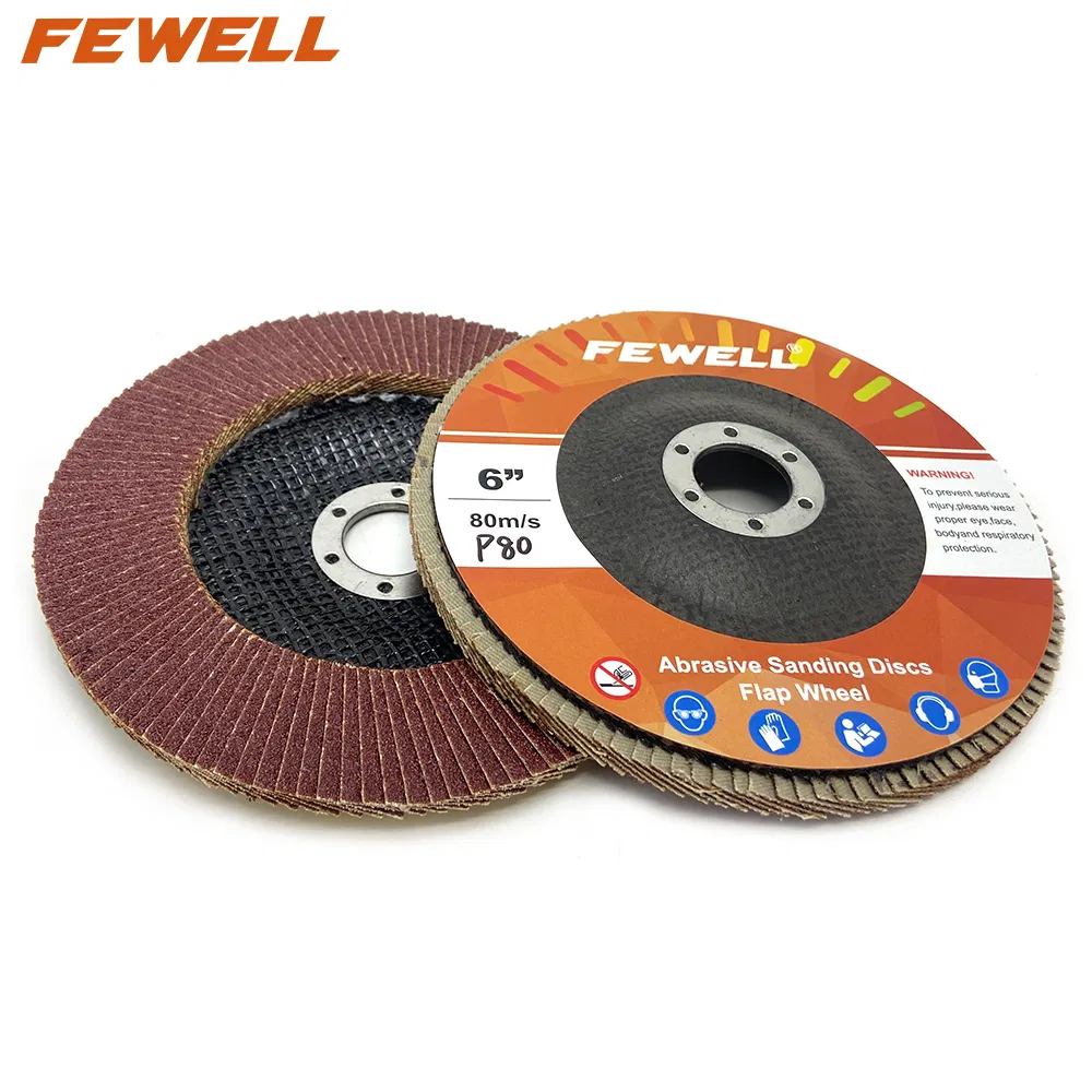 Лепестковый круг 150 мм, зернистость 80, для металла и нержавейки