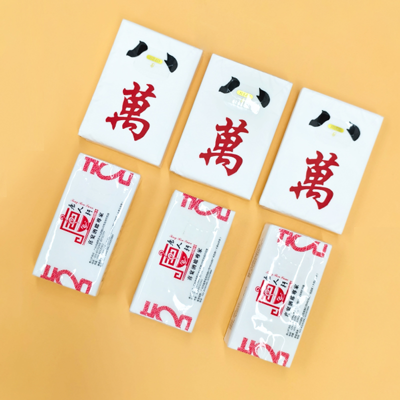 Custom Logo Mini Pocket Tissue Paper Individual Wrapped Disposable Small Pocket Tissue for Restaurant Hotel