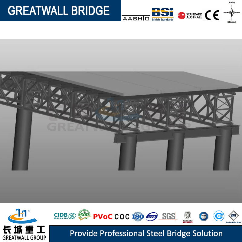 Good Corrosion Resistance Modular Design Stainless Bailey Bridge Bailey Platform Bridge