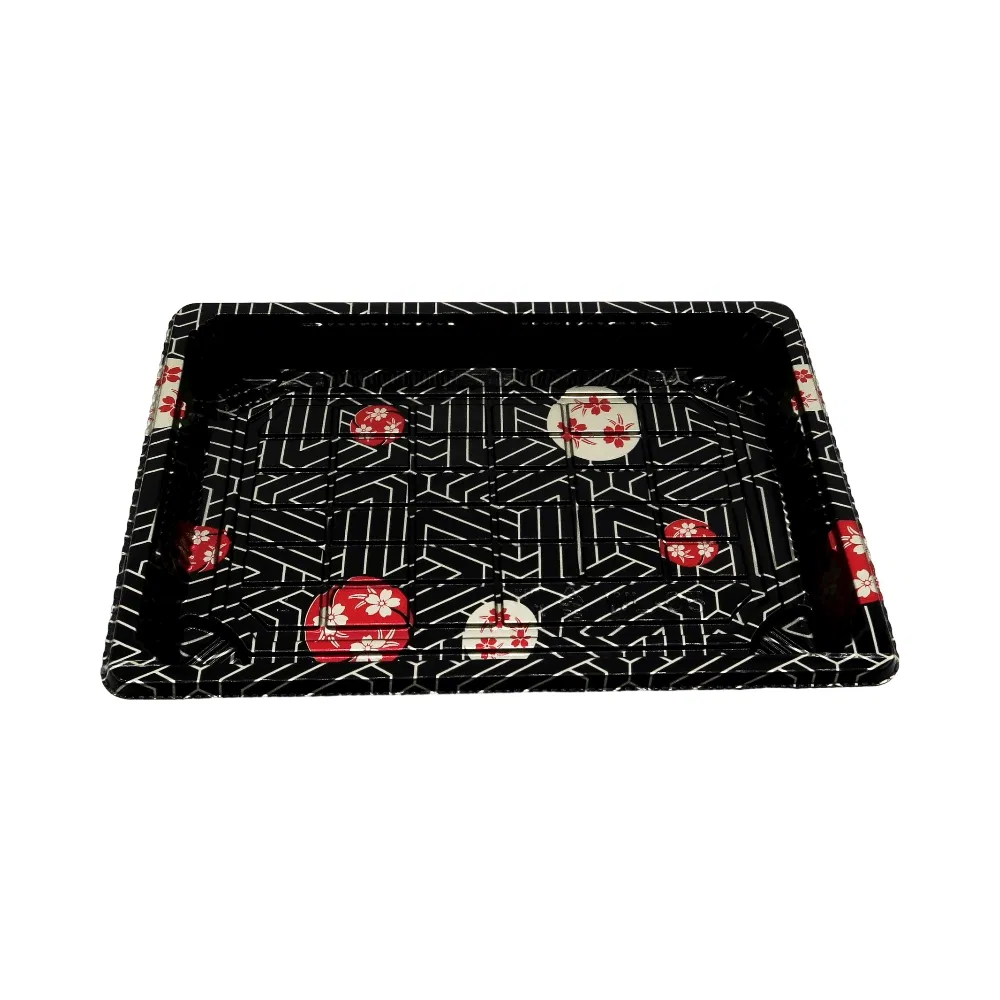Sakura Design Printing Plastic Food Packaging Sushi Delivery Box