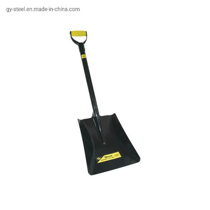 Metal Shovel with Handle with Special Steel Plates for Digging