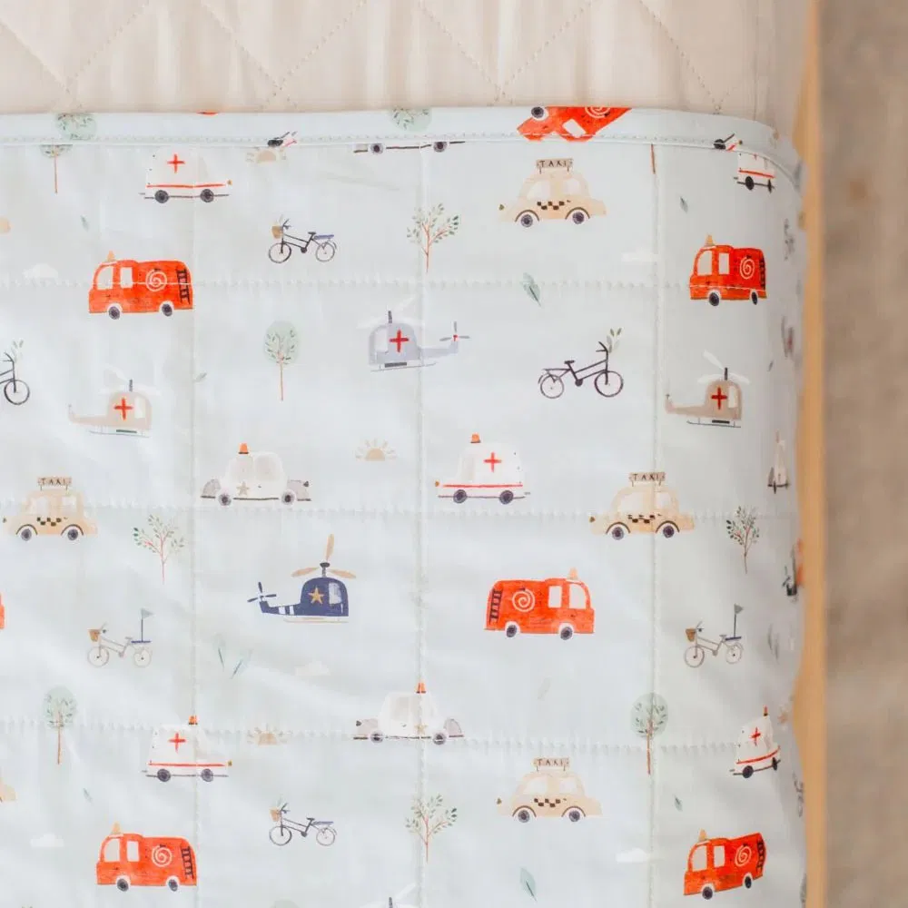 Breathable Absorbent Waterproof Crib Size Animal Pattern Bed Use Reusable Children's Urine Pads