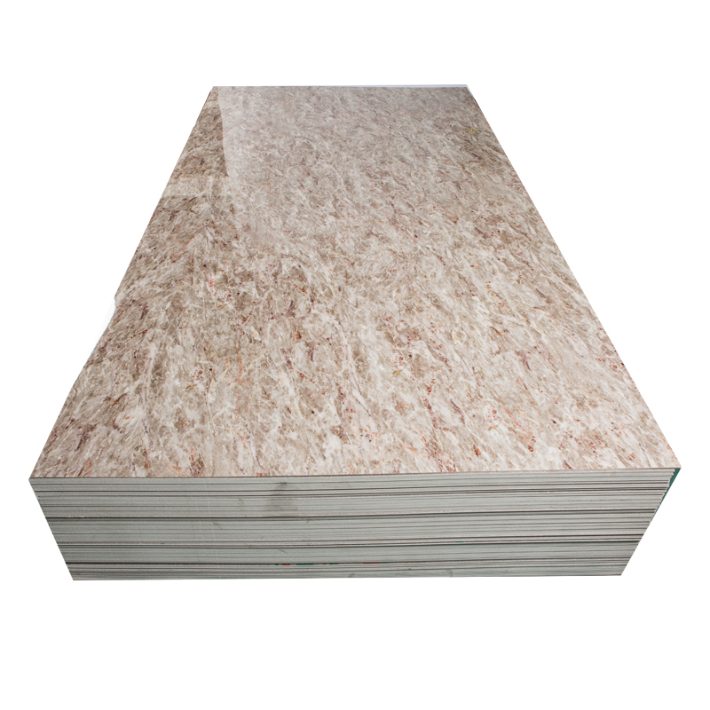 High Glossy UV Caoted PVC Marble Plastic Board for Decoration