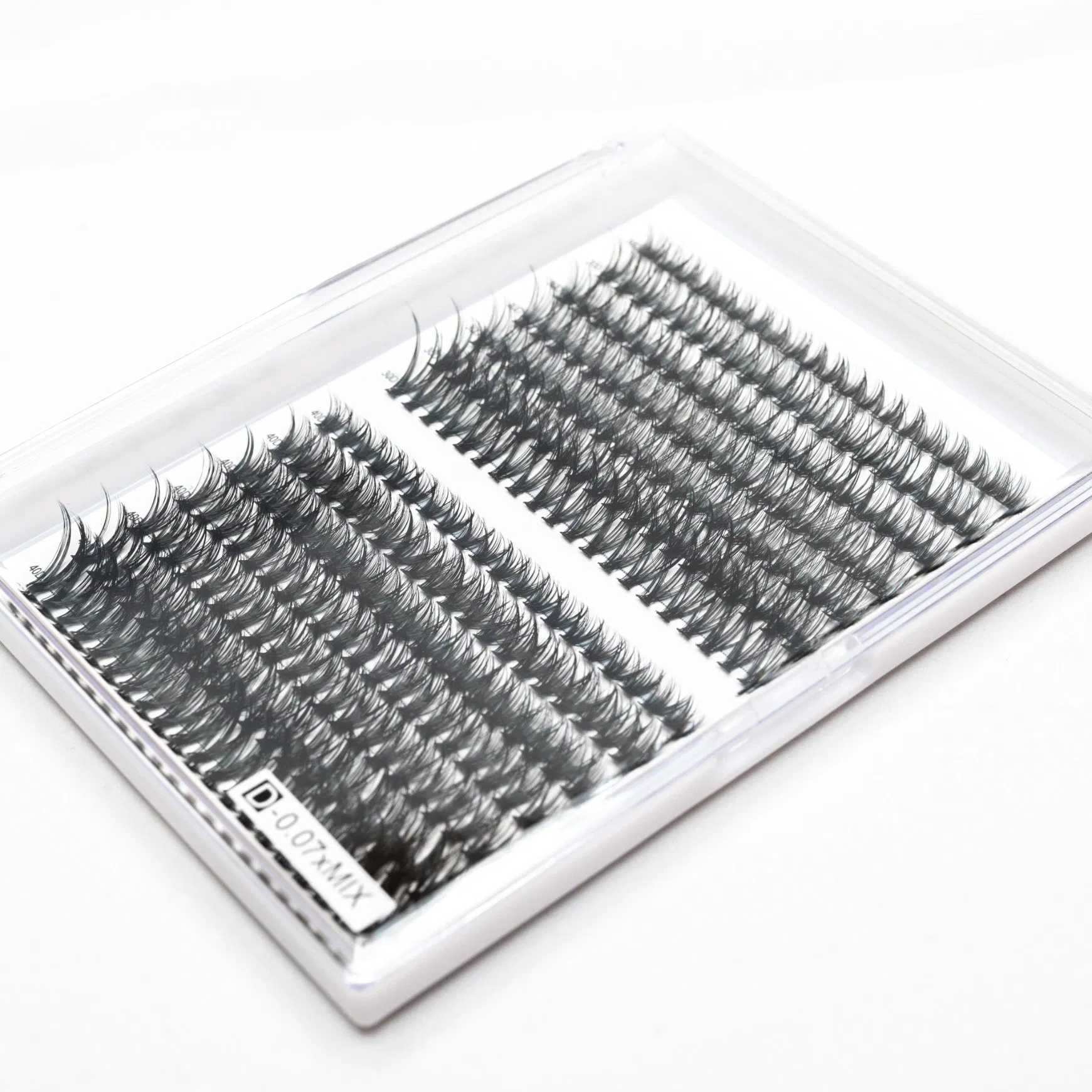 Mt Lashes China Wholesale Premade Fan Cosmetics DIY Extension Individual XL Tray Cluster Lashes
