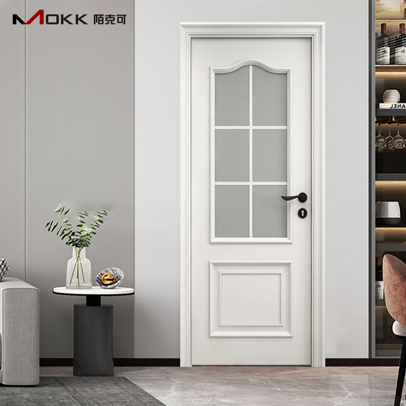 Waterproof Melamine Paper HDF/MDF Moulded Door Wooden Doors, Painted Doors, PVC Doors, and MDF Doors Suitable for Hotels, Villas, and Apartments.