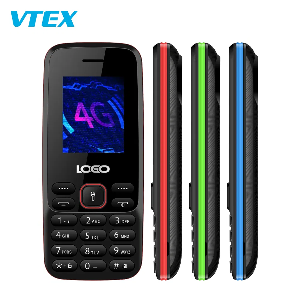 Кнопочный телефон 4G с двумя SIM-картами и мощным аккумулятором