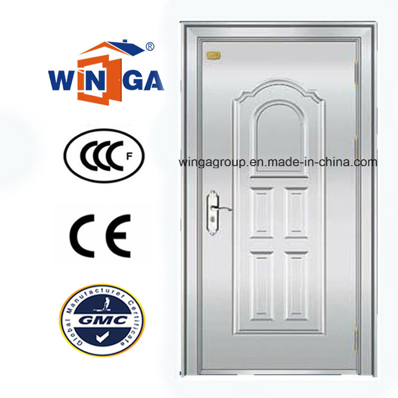Flat Design High Quality 304stainless Steel Security Steel Door (W-GH-04)