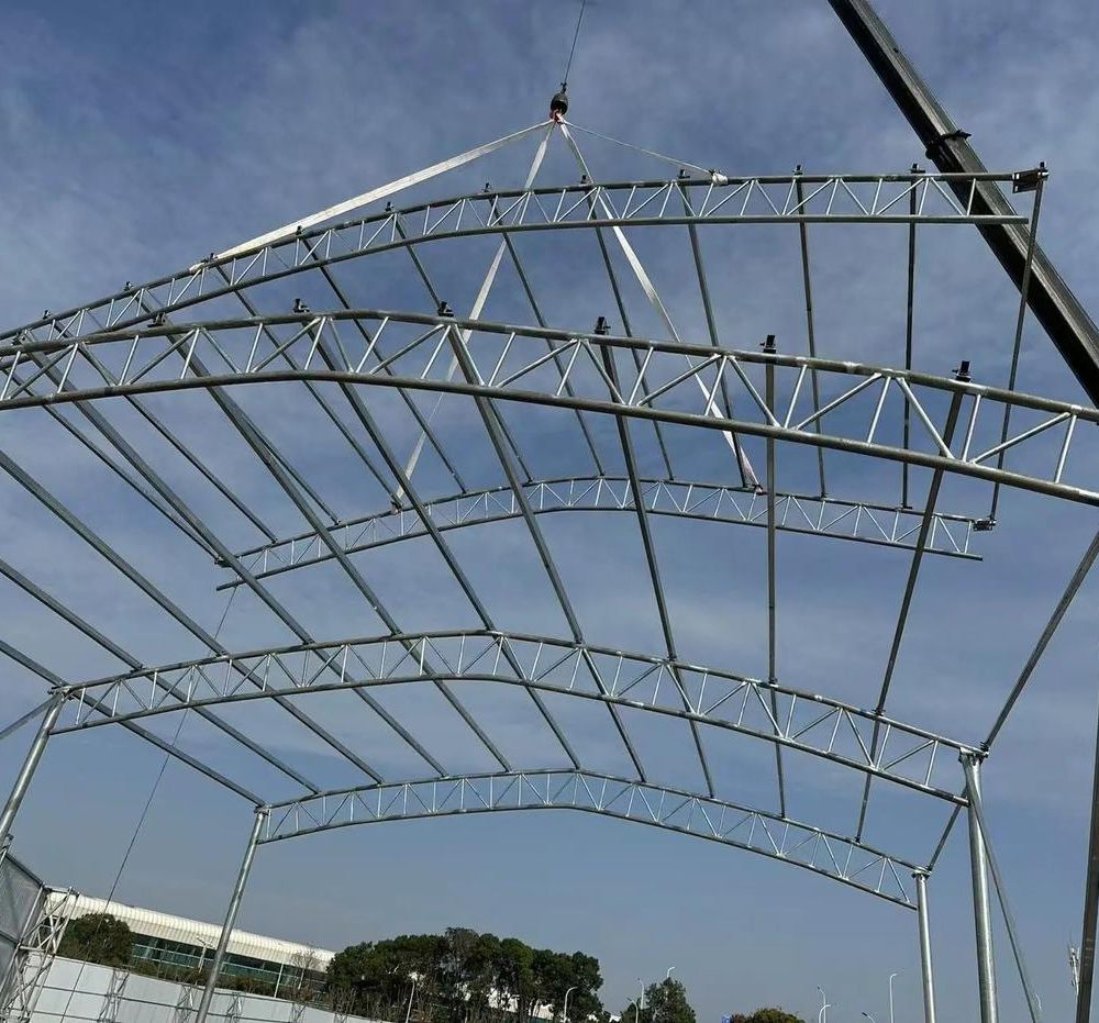 Low-Cost Light Weight Prefab Steel Frame Warehouse Shed