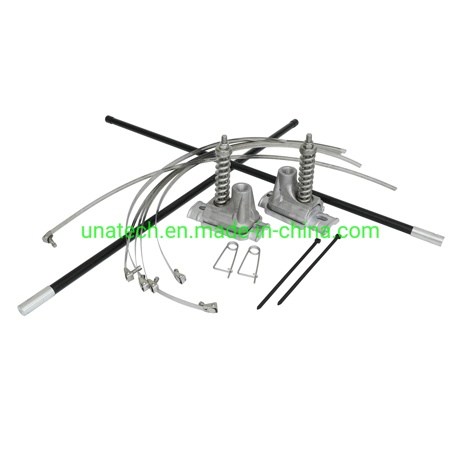 Outdoor Lamppost Column Pole Advertising Flex Bracket Banner Holder