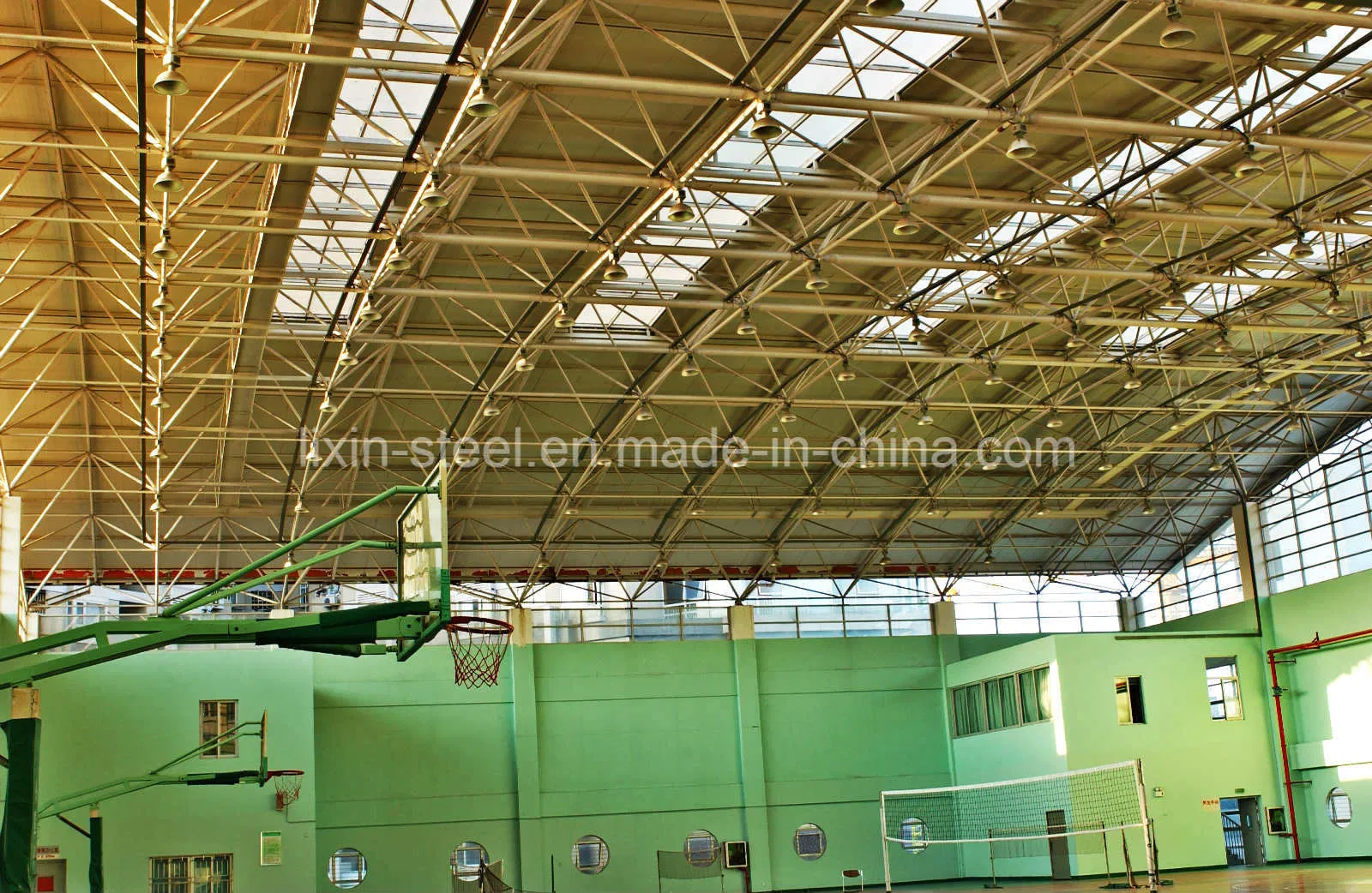 Prefabricated House Steel Light Roof Structure for Building Skylight