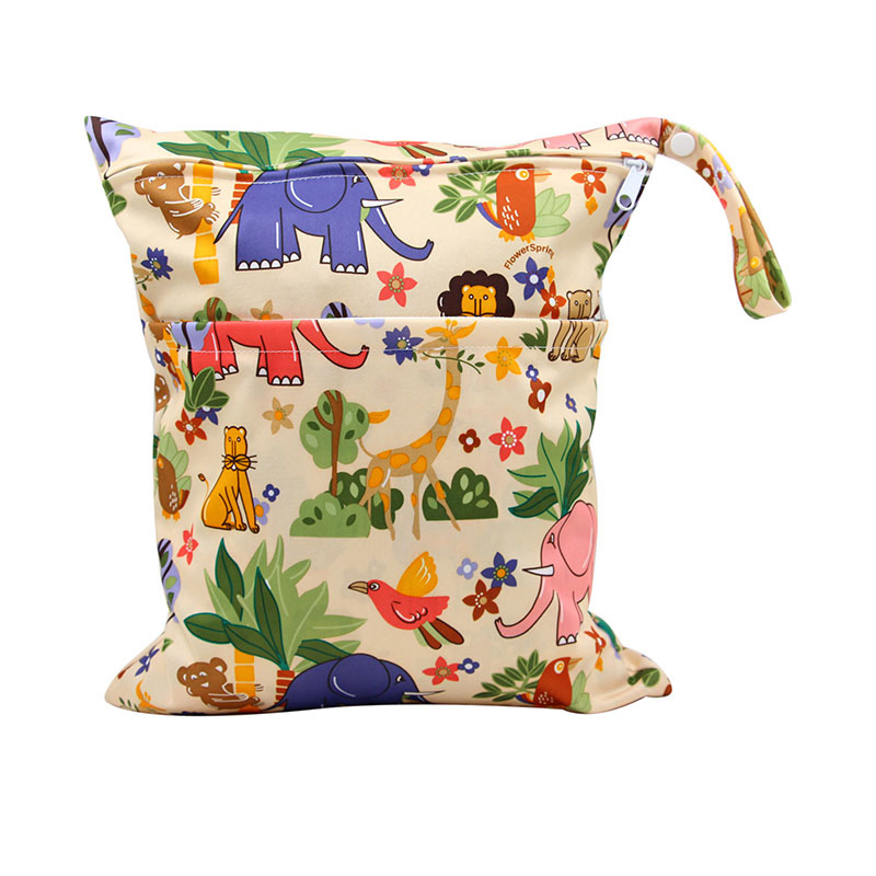 Breathable and Durable Double-Zipper Diaper Bag for All Needs