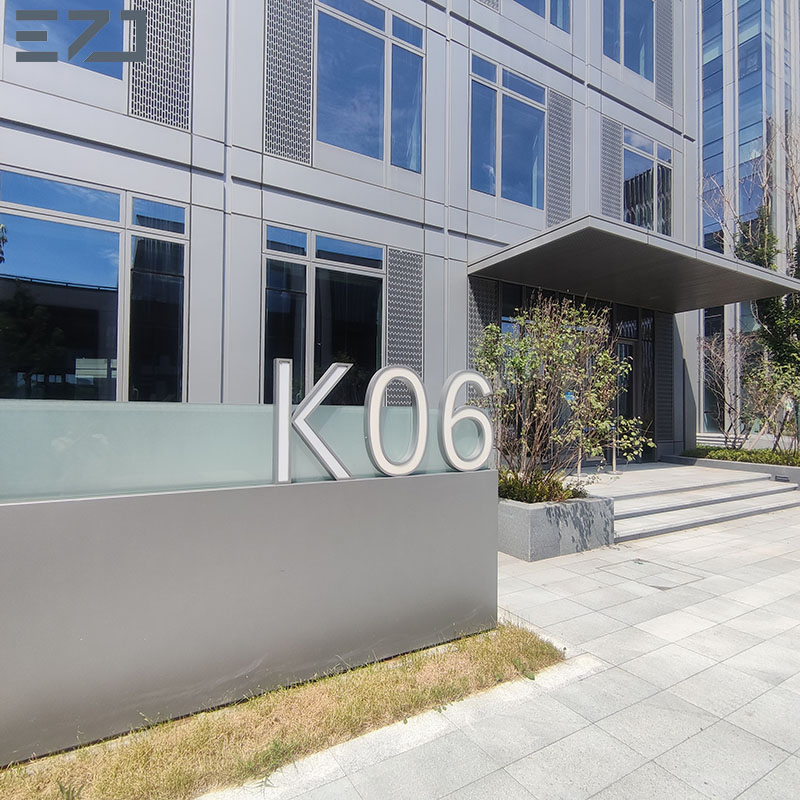 Non-Luminous Outdoor Marquee Letters for Building Advertising Decoration From Ezd Design