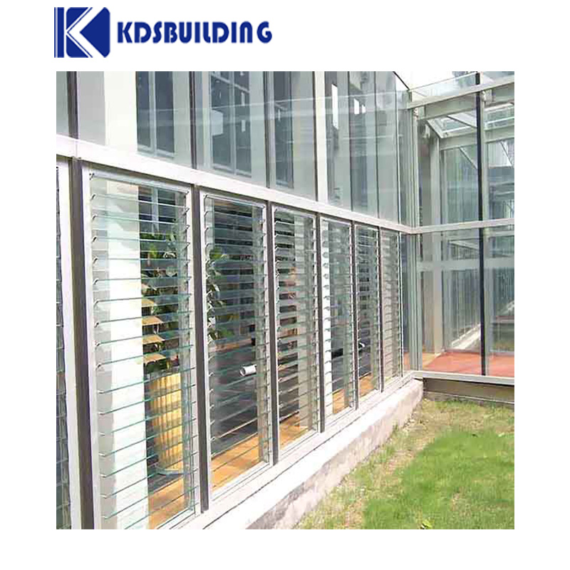 As2047 Australia Style Fix Jalousie Window Insulated Adjustable Movable Louver Glass Glazed