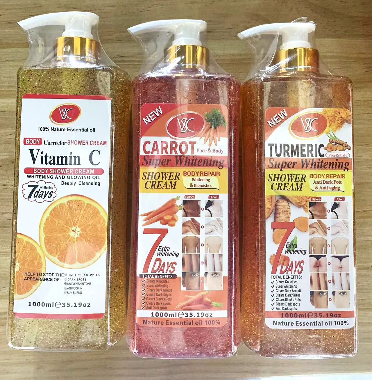 Gentle Cleansing Moisturizing Nourishing Skin Papaya Scrub Shower Gel Body Wash