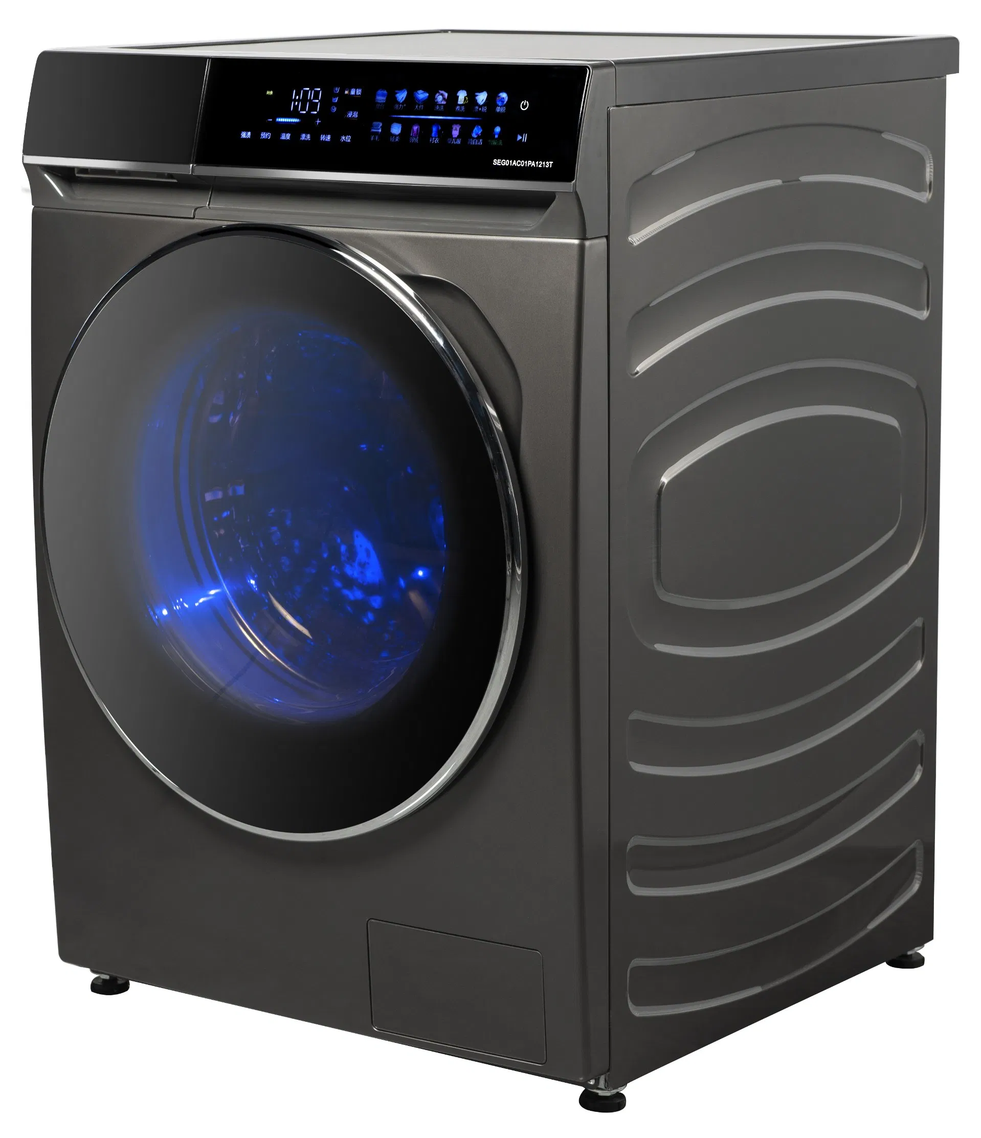 12kg Hot Sale Color screen Front Loading BLDC Home Automatic Washing Machine