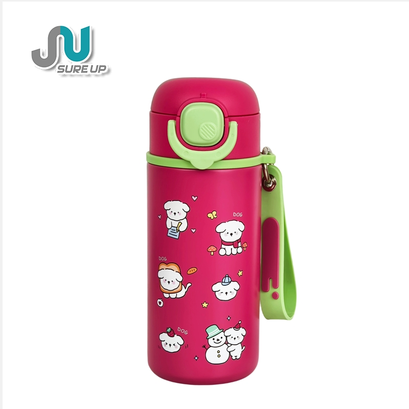 Детская термокружка с мультяшным принтом, 350 мл