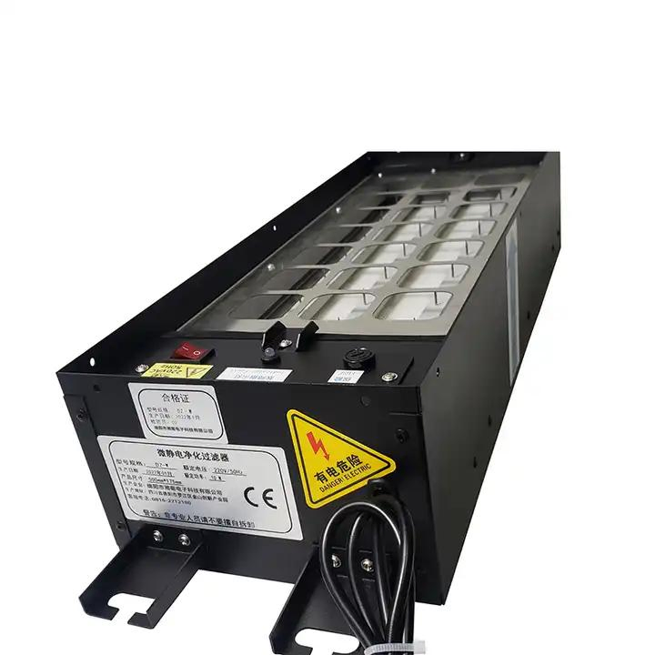 Dz-W Ventilation Tuyere Micro Electrostatic Air Cleaner HVAC Sterilization Home Air Filter Unit Purifier for Hospital