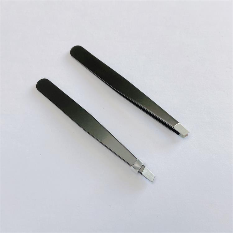 Fashion Makeup Beauty Tools Lash Painting Slant Eyelash Extension Eyebrow Tweezers