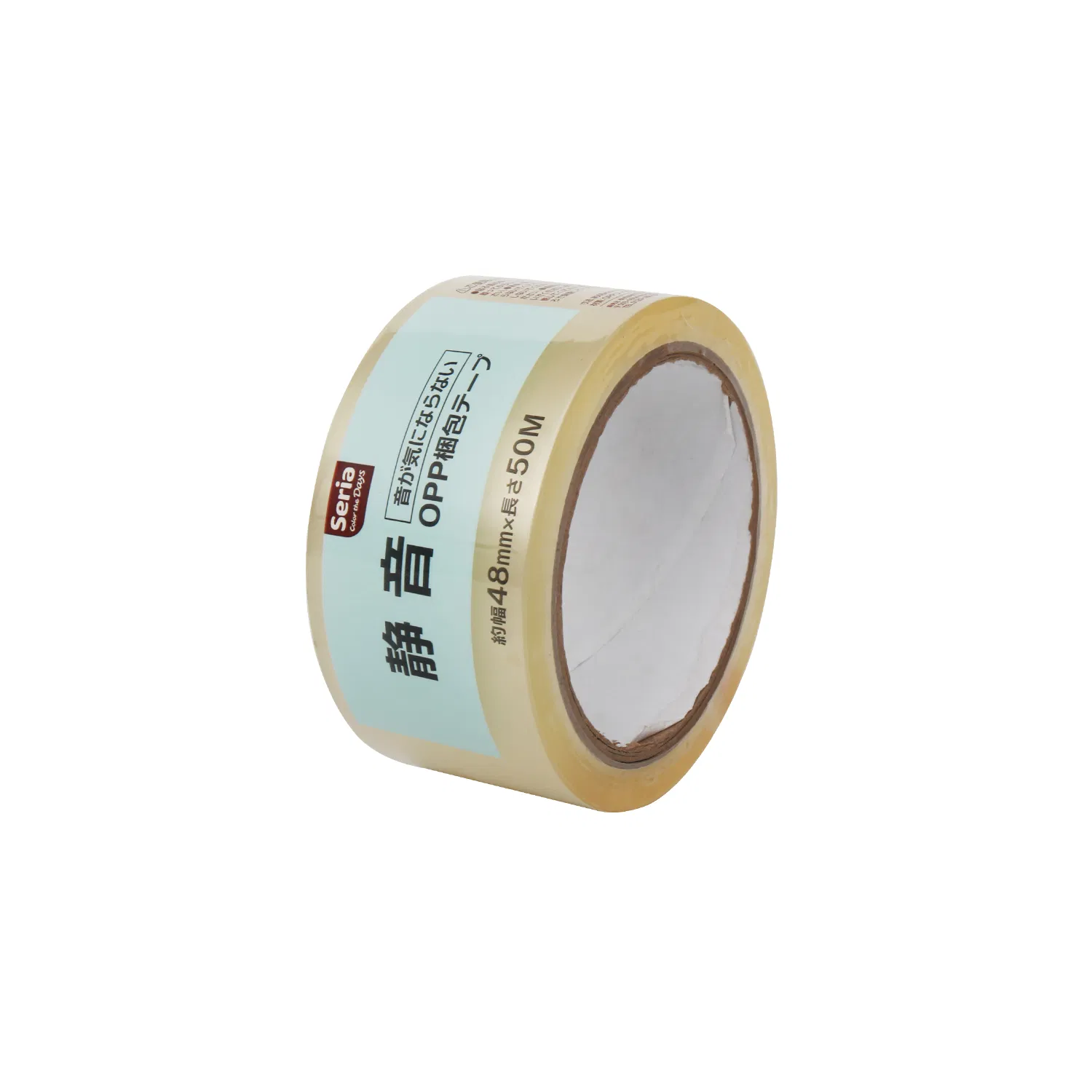 48mm 100y BOPP Water Activated Acrylic and Hot Melt Clear Adhesive Tape