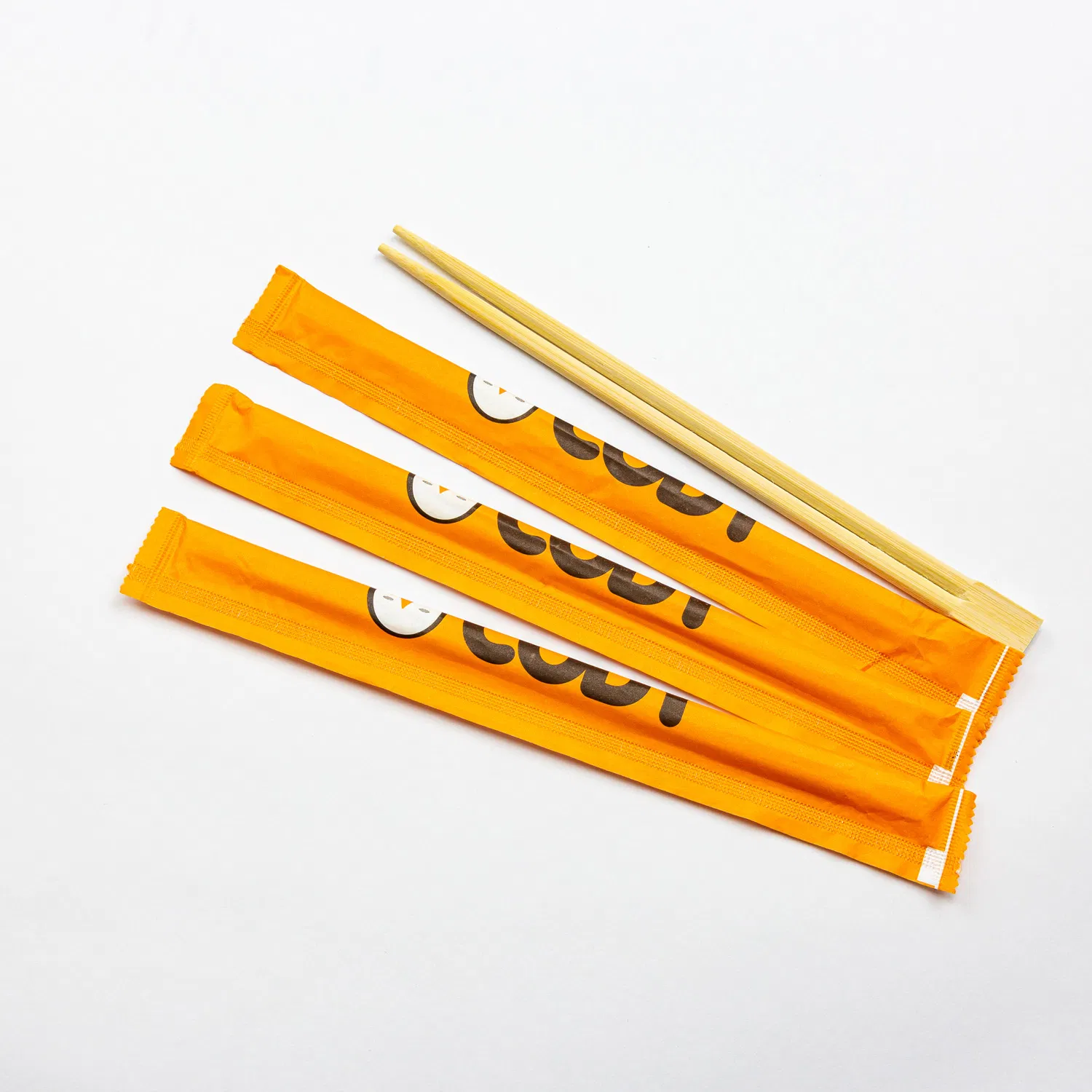 Hot Selling Paper Packing Disposable Round Bamboo Chopsticks From China