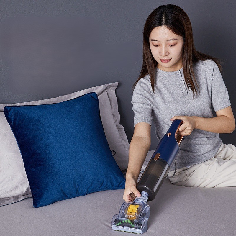 Household Wired Handheld Vacuum Cleaner Suction and Mopping Wet and Dry Dual-Purpose Machine