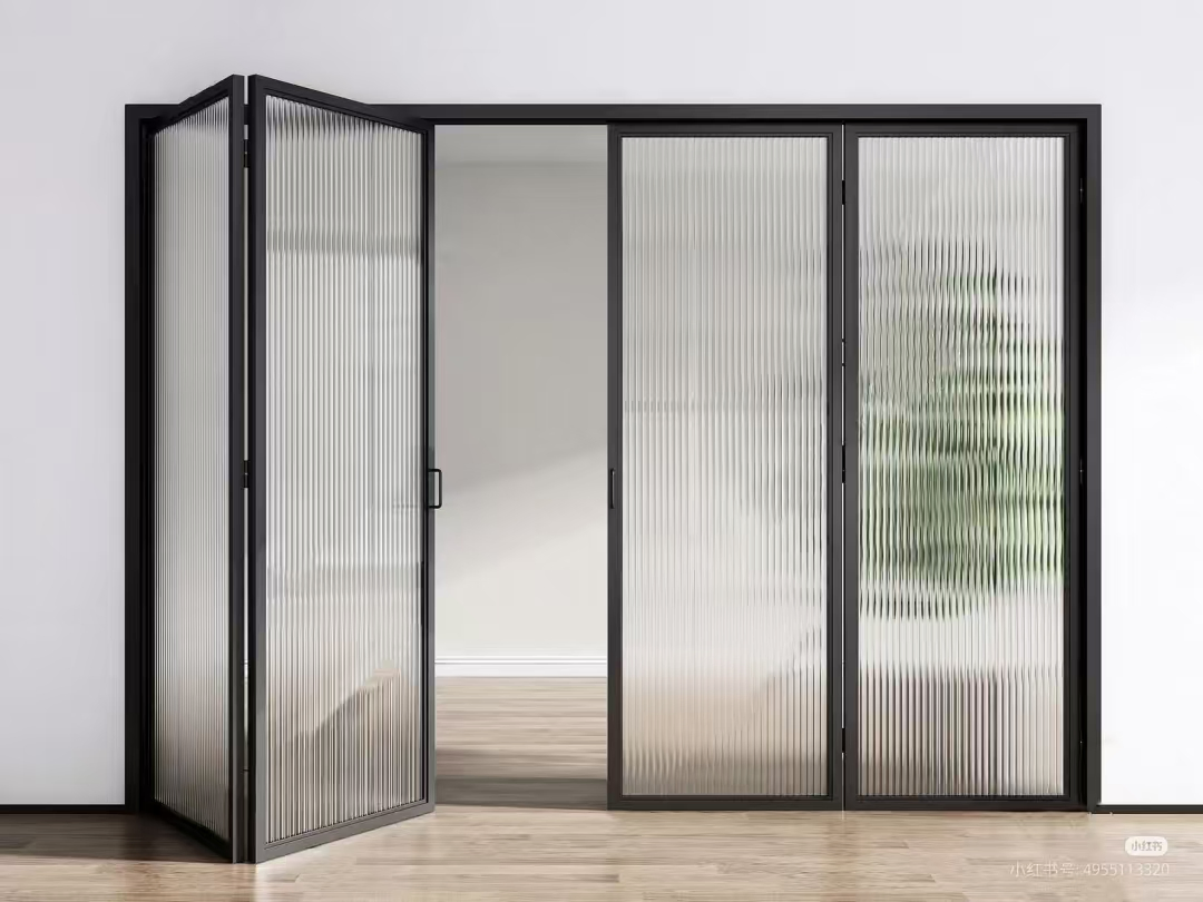 2025 New Trends Customized PVC Folding Door Guangdong China Home Furniture