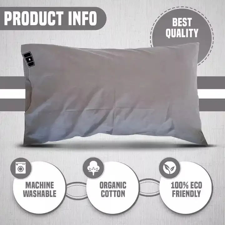 Conductive High Quality Earthing Grounding Pillow Case for Good Sleep