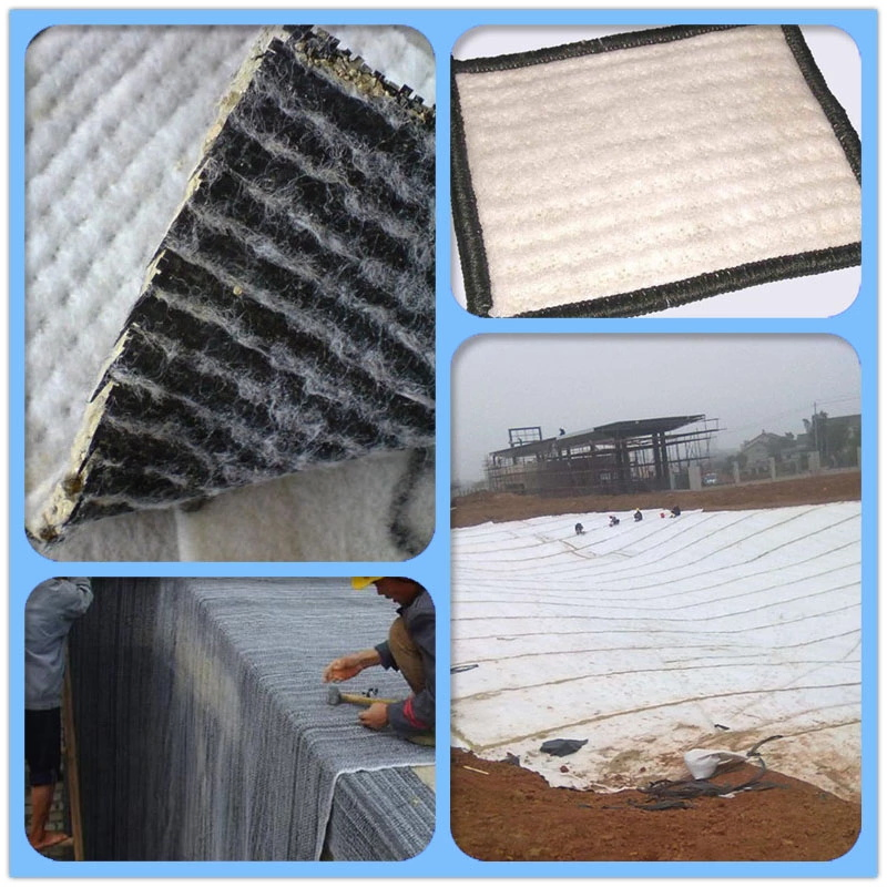 5000GSM Sodium Bentonite Waterproof Blanket Gcl Used in Sanitary Landfill Lining
