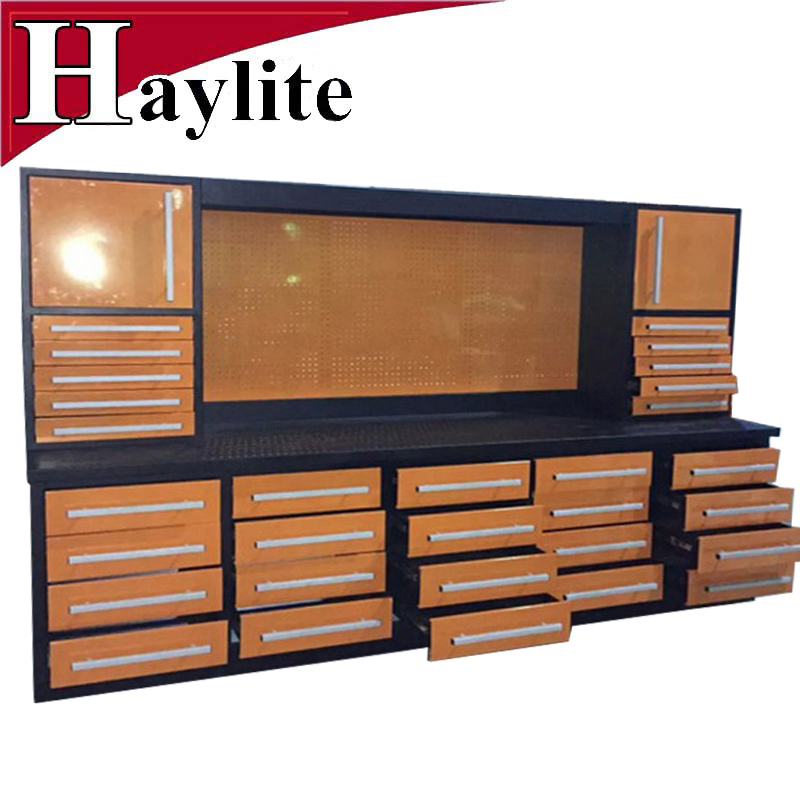 Metal Tool Storage Garage Workshop Use Cabinet Workbench with Tools