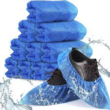 Disposable Blue Anti-Slip Surgical Shoe Covers for Medical Use