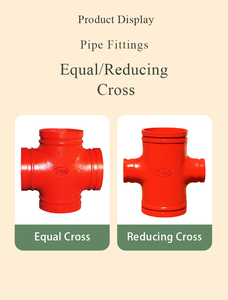 1nuo Grooved Fittings Cross on Sale