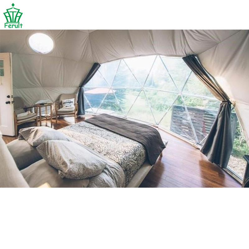 Geodesic Dome Glamping Tent Diffirent Insulation Available