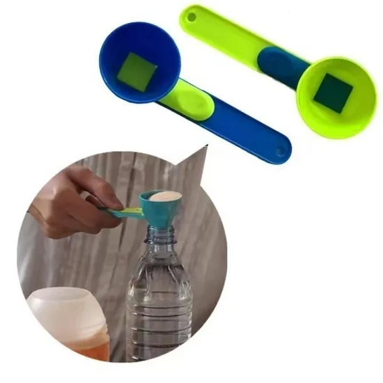 New Design Compact Powder Filling Tool for Small Mouth Bottles Sliding Scoop