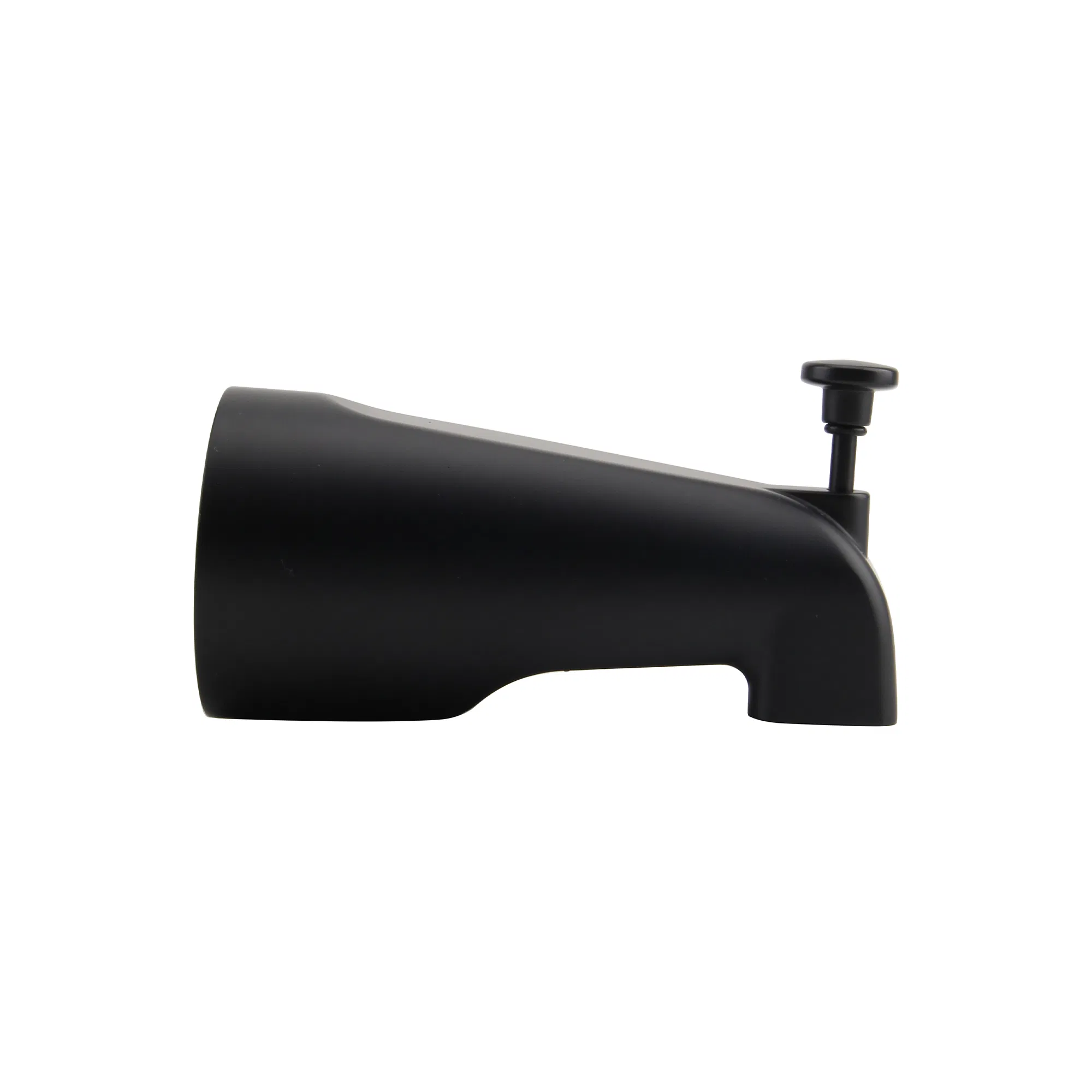 PVD 5-1/4" Long, Slip-on Tub Spout with Shower Diverter