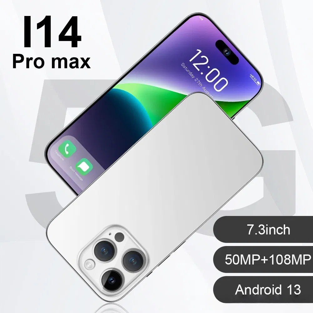 Global Version Factory Price 16+1tb I14promax Android Smartphone with 120Hz Screen
