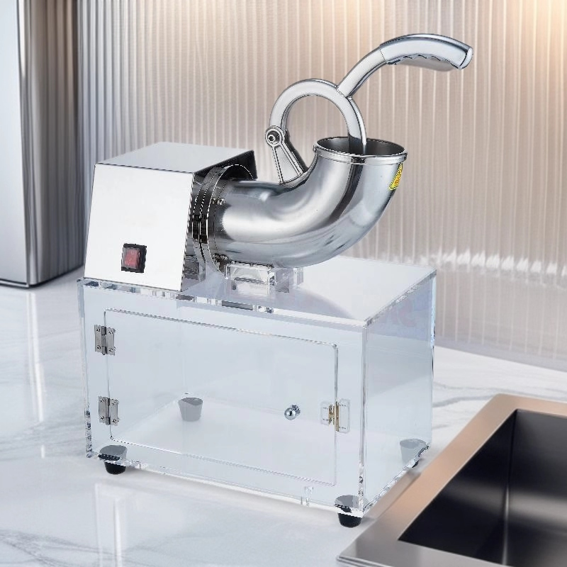 Stainless Steel Snow Cone Ice Crusher for Commercial Household Ice Making Machine