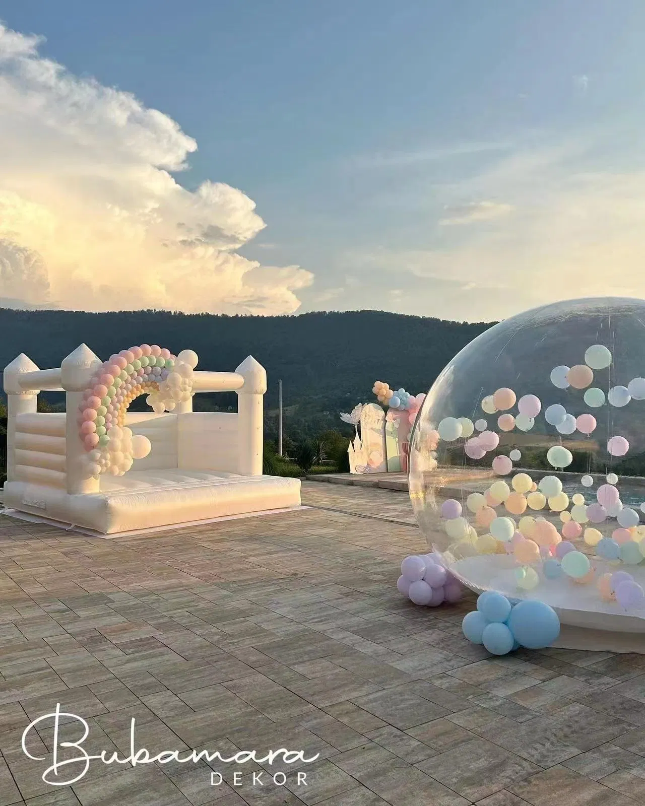 Transparent Inflatable Balloon Bubble Tent with Air Pump