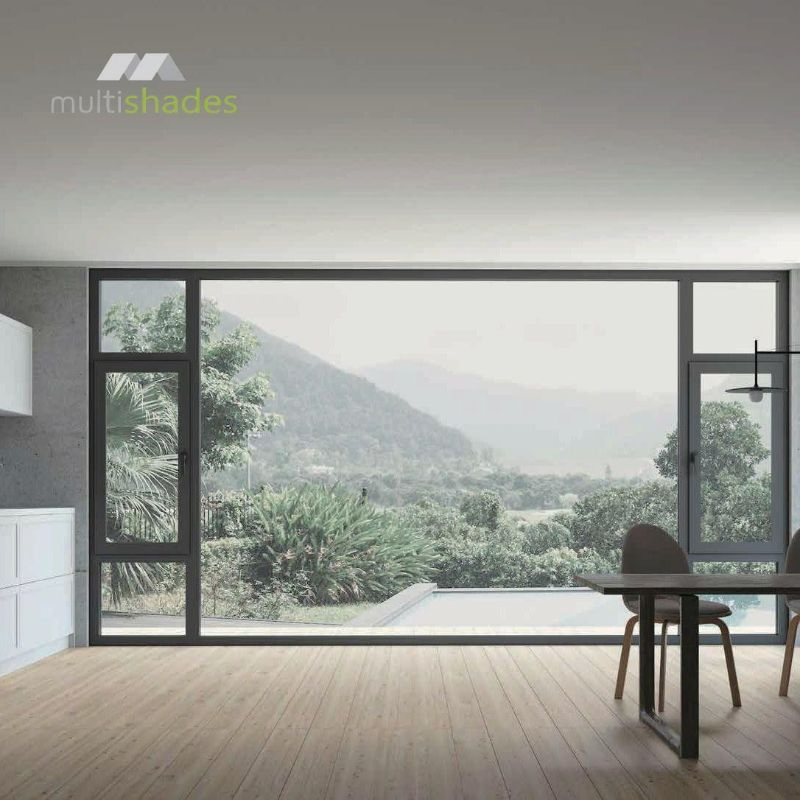 Алюминиевые окна Multishades с энергосберегающим стеклом