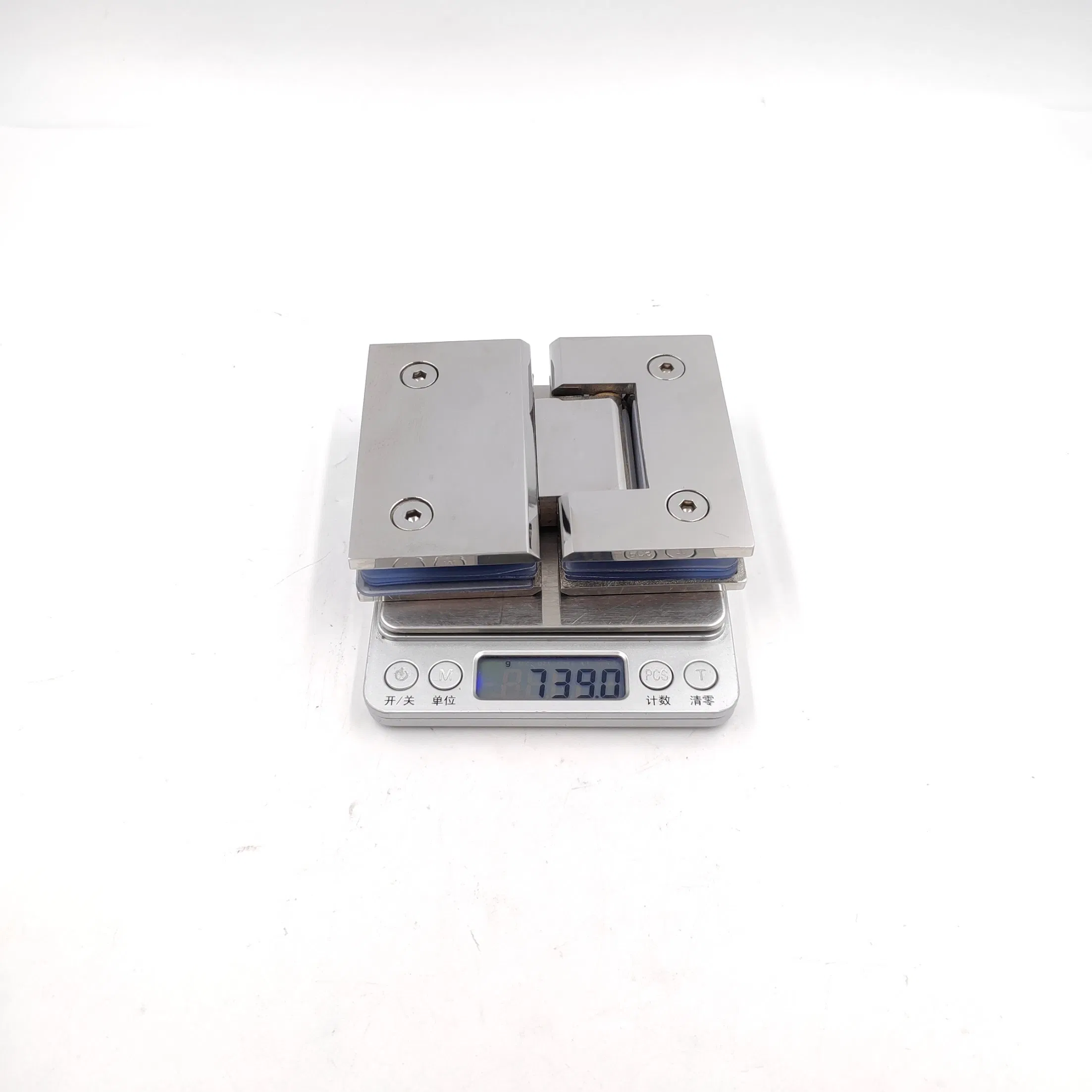 Square 180 Degree Bathroom Glass Clamp