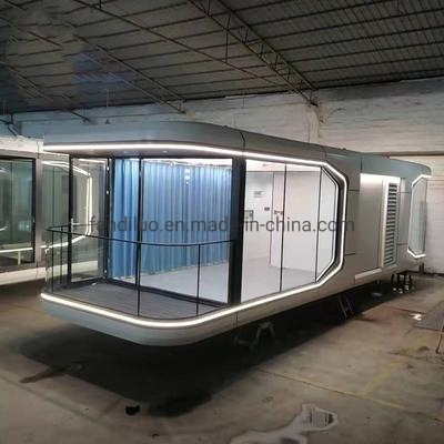 Mobile Aluminum Alloy Capsule Hotel Camping Prefab Capsule House