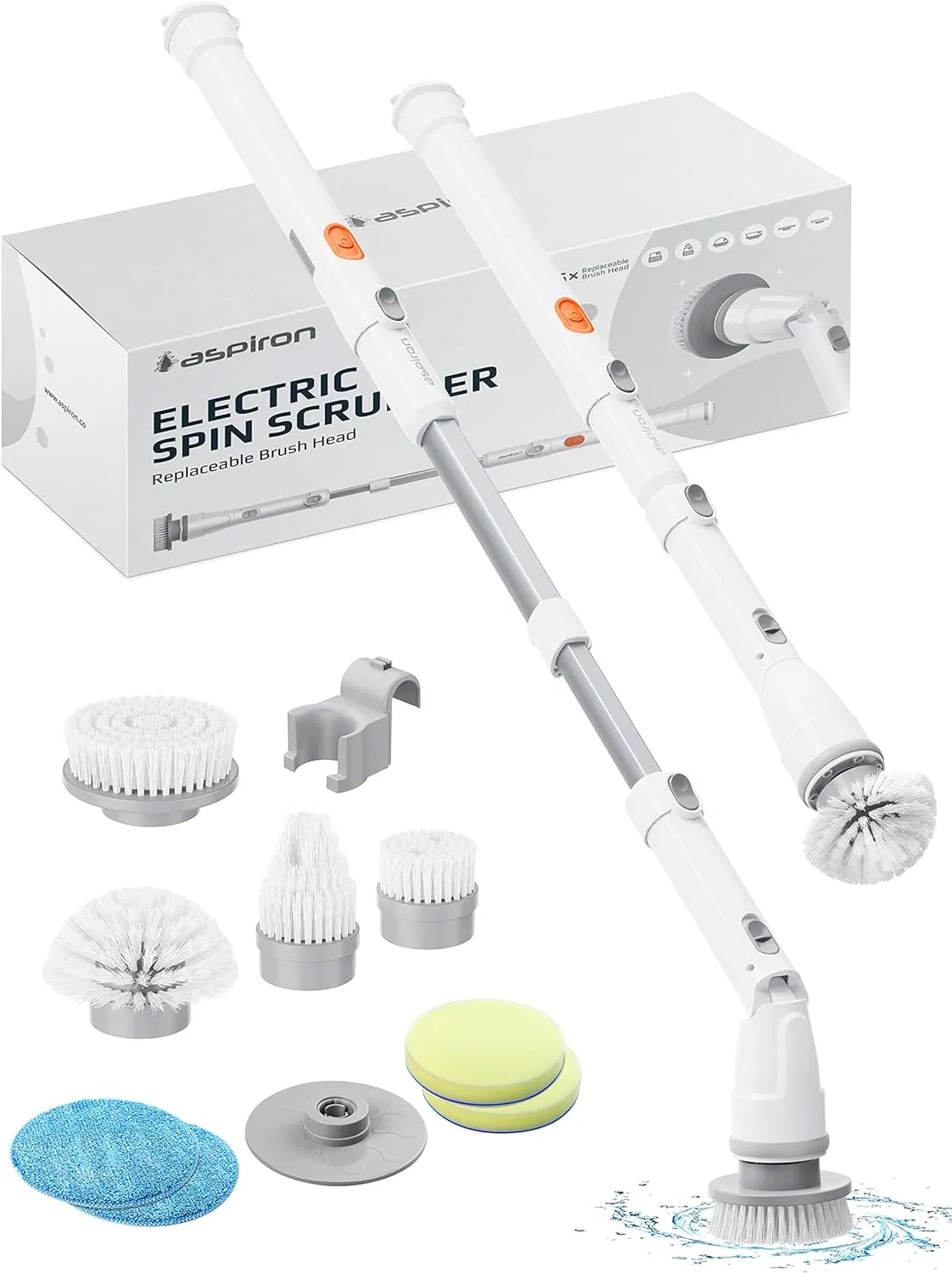 Powerful Electric Spin Scrubber Set