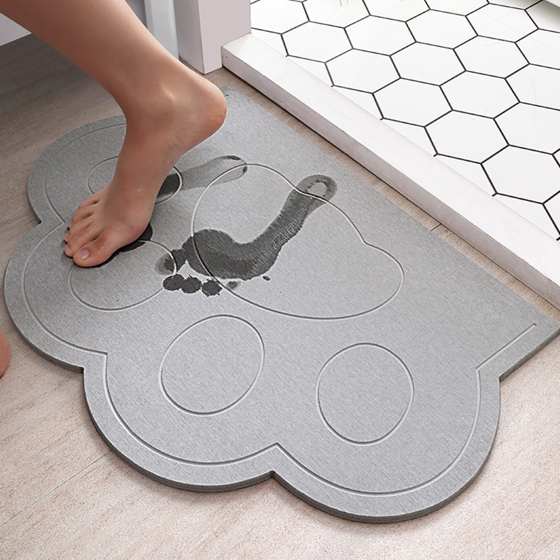 Factory Cheap Price Bathroom Accessories Door Non Slip Bath Mats for Bathroom Washable