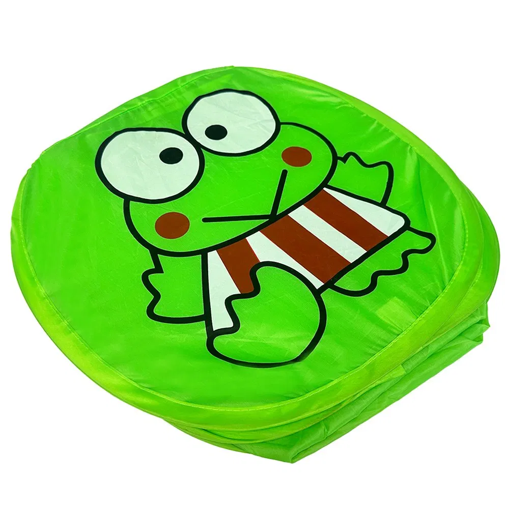 Customizable Portable Waterproof Foldable Laundry Basket for Travel with Pop-up Mesh Design