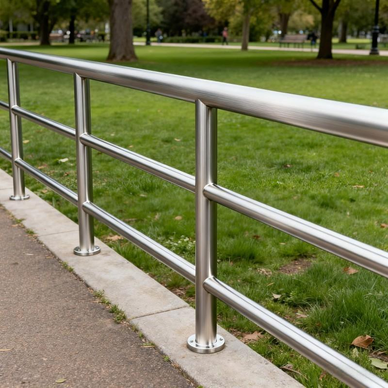 Weather Resistant Stainless Steel Fence Railing Outdoor Deck Safety Guard