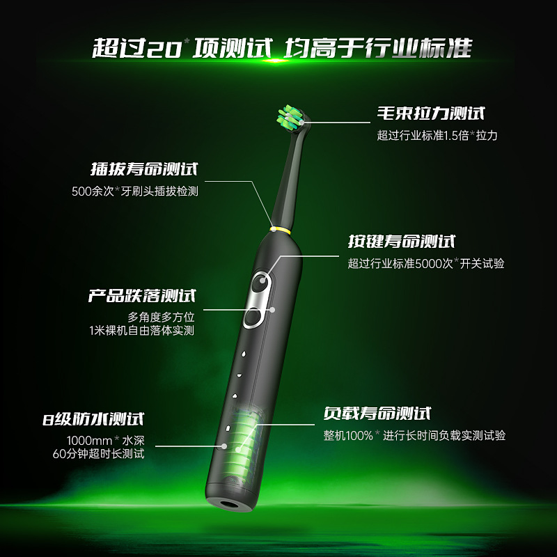 Smart Sterilizing Electric Toothbrush with Automatic Rotating Technology